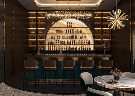 HOTEL STARCITY on Behance Home Lounge Room, Hotel Bar Design, Home Lounge Room Bar, Bar Lounge Room, Cook Home, Glamorous Home, Home Made Recipes, Home Bar Setup, Japanese Bar