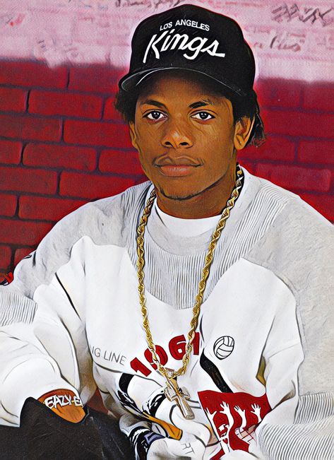 RetroFlowz — Eazy-E Eric Wright, 90s Rappers, Tupac Pictures, Hip Hop 90s, Eazy E, Hip Hop Classics, Hip Hop Artwork, Best Hip Hop, Ashley Johnson