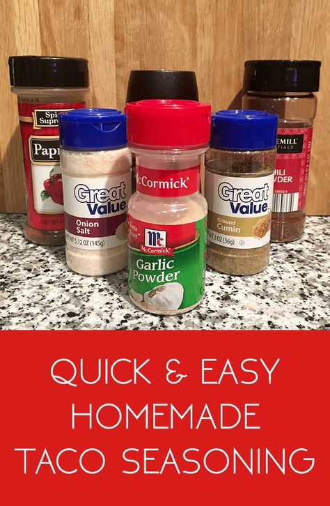 How to Make Homemade Taco Seasoning - The Urben Life Mccormick Taco Seasoning, Types Of Tacos, Egg Free Baking, Taco Filling, Taco Rice, Taco Seasoning Recipe, Taco Fillings, Seasoning Recipe, Ground Beef Tacos