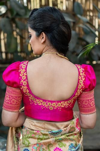 designer blouses Cutwork Blouse, Blouses Designs, Blouse Ideas, Pattu Saree Blouse Designs, Wedding Saree Blouse Designs, Sari Blouse Designs, Silk Saree Blouse Designs, Simple Blouse Designs, Maggam Work Blouse Designs