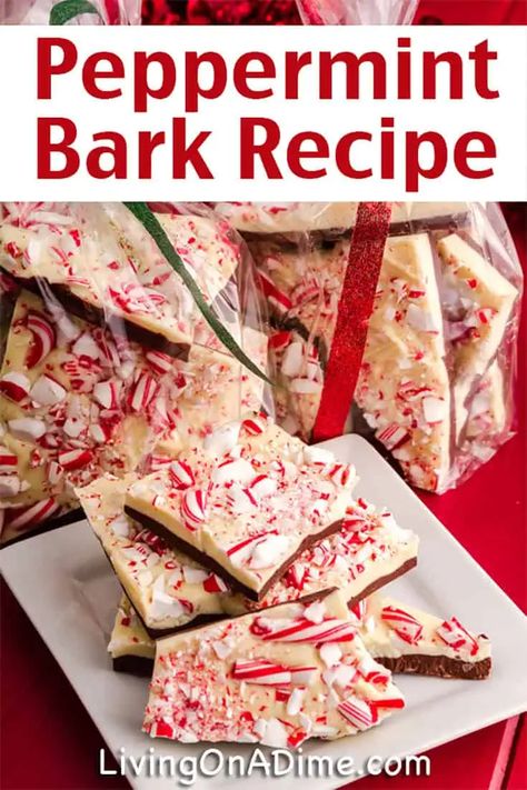 Peppermint bark is a Christmas candy recipe that is super tasty and easy to make, starting with just 2-3 ingredients! This is one of those Christmas candies that is easy to adapt to your mood and your guests! You can also easily make tasty variations with almonds, chocolate, peanut butter and more! Easy Christmas Candy, Almonds Chocolate, Easy Christmas Candy Recipes, Christmas Candies, Candy Bark, Candy Recipe, Christmas Candy Recipes, Peppermint Bark, Fun Foods