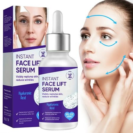 Are you worried about sagging skin, puffiness, fine lines, or wrinkles? Do you want to instantly lift your face and look bright and beautiful in photos or at parties? Then try our instant face lift cream! Size: 30 mL.  Color: Purple. Face Lift Cream, Regular Skin Care Routine, Skin Tightening Face, Skin Lightener, Instant Face Lift, Skin Facial, Proper Skin Care, Best Skin Care Routine, Skin Care Wrinkles