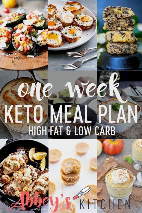 healthy collection of high fat low carb recipes in this one week keto meal plan #keto #mealplan #ketomealplan #healthyfood #recipes #highfat #lowcarb #oneweekmealplan #healthyrecipes Week Keto Meal Plan, 1200 Calorie Diet Meal Plans, High Fat Low Carb Recipes, 200 Calorie, Meal Plan Keto, Healthy Protein Snacks, Low Carb Meal Plan, Low Carb Diets, Ketogenic Diet Meal Plan