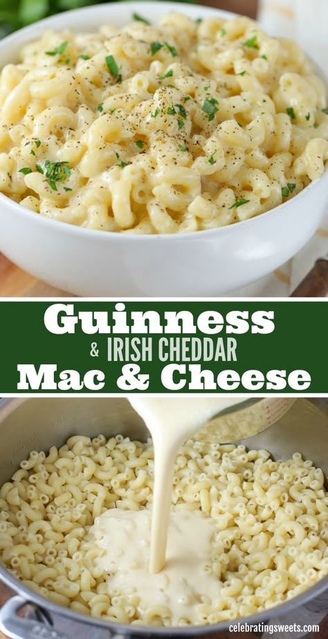 Irish Cheddar, Irish Cooking, Cheddar Mac And Cheese, Stovetop Mac And Cheese, Macaroni Cheese, Irish Recipes, Tortellini, Marinara, Cheese Recipes