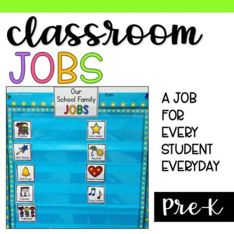 Bell ringers for prek | TPT Class Jobs For Prek, Class Jobs Preschool, Classroom Jobs Preschool, Preschool Jobs, Preschool Routine, Class Community, Spring Theme Preschool, Student Of The Week, Class Jobs