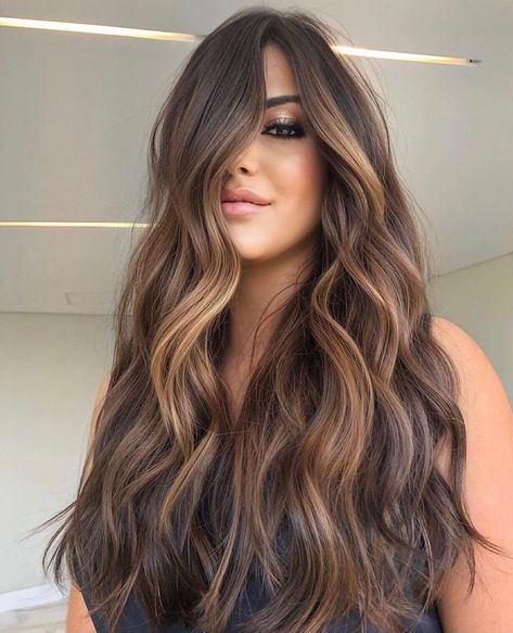 30 Top Inspiring Brunette Balayage Ideas - Hair Adviser Balayage Straight Hair, Balayage Long Hair, Rambut Brunette, Kadeřnické Trendy, Hair Color Caramel, Brunette Balayage, Balayage Hair Dark, Caramel Hair, Brown Hair Balayage