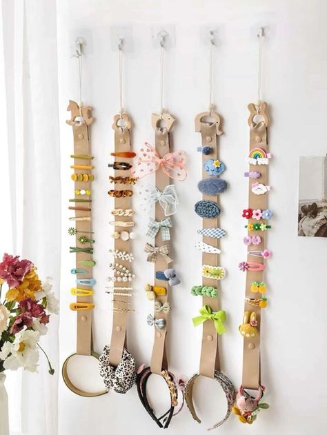 1pc Random Hanging Hair Clip Storage Belt | SHEIN USA Hair Clip Organization, Hairpin Organizer, Hair Accessories Organization, Diy Organizing Ideas, Barrette Holder, Hair Clip Storage, Headband Storage, Hair Clip Organizer, Hair Accessories Storage