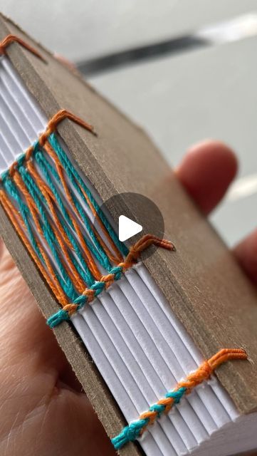 Little Forest on Instagram: "TUTORIAL!!! I made this video to show you how I sewn this book. It’s coptic stictches combined with double French link stitches in 2 colors of thread. I sew French link 2 times in each signatures. Hope you can figure it out.  Thank you for watching and enjoy binding your book  .  .  #notebookbinding  #bookbinding  #handmade  #diy #bookbinder #handicraft #copticbinding #papercraft #sketchbook #handbound #crafts  #handboundbook  #bookbinding  #etsyvancouver #handmadepaper  #etsyshop #handinotepad #paper #accessories #business  #bindery  #watercolor #longstitchbinding  #craftmanship #copticstitchbinding #vancouverart  #handmadebookclub #handmadebook #handbinding" Link Stitch Binding, Sketchbook Diy Book Binding, Binding Papers Together, French Stitch Book Binding, Coptic Book Binding Tutorial, Binding A Book Diy, Book Binding Diy Tutorials, Binding Books Diy Simple, Book Binding Stitches Tutorial