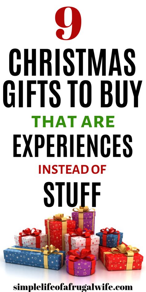 Buying Christmas gifts that are experiences rather than stuff can be a really special Christmas present.  People don't need more stuff usually but they often want to experience more adventures! Gifts To Buy, Frugal Christmas, Too Much Stuff, Paper Bird, Non Toy Gifts, Christmas Experiences, Bunny Crochet, Presents For Boyfriend, Christmas Events