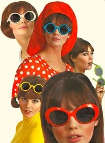 1960s 60's Hairstyles, 60s Ads, 60s Accessories, 1960s Sunglasses, Riviera Fashion, 70s Theme, 60s Makeup, Feeling Groovy, 60's Mod