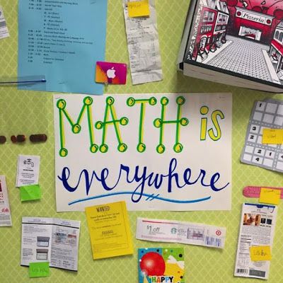 Math Is Everywhere, Maths Display, Math Bulletin Boards, Math Classroom Decorations, Fifth Grade Math, Math Workbook, Fourth Grade Math, Basic Math Skills, Third Grade Math