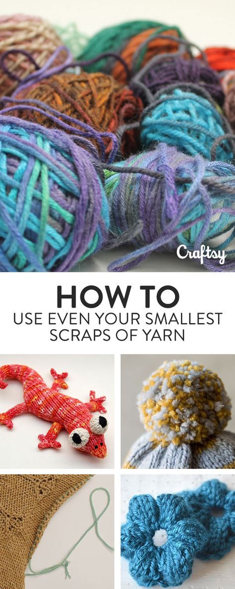 Scrap Yarn Patterns, Small Scrap Yarn Crochet Projects, Knit Scraps Projects, What To Do With Leftover Yarn, What To Do With Yarn Scraps, Leftover Yarn Projects Knitting, Leftover Yarn Projects Crochet, Scrap Knitting, Crochet Scrap Yarn Projects