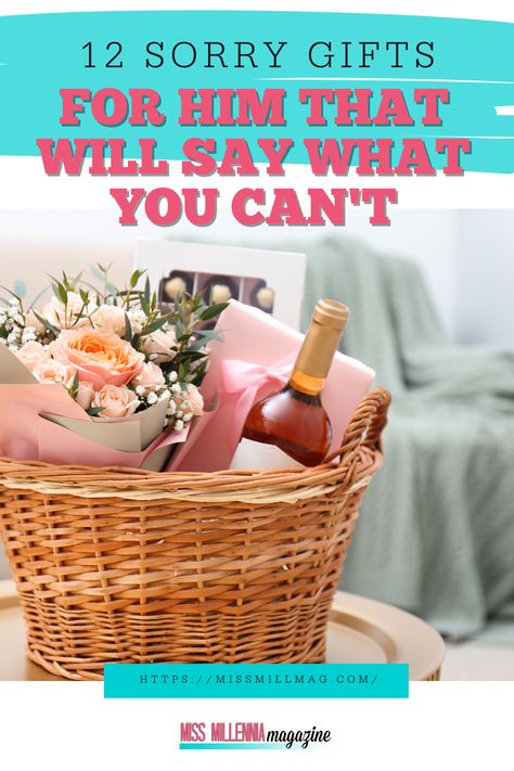 Explore 12 carefully chosen sorry gifts for him that eloquently convey your apology, offering meaningful gestures to mend relationships. https://missmillmag.com/sorry-gifts-for-him/ Im Sorry Basket For Boyfriend, I’m Sorry Gift Ideas For Him, Sorry Box For Boyfriend, Apology Gifts For Boyfriend Diy I'm Sorry, I’m Sorry Basket For Boyfriend, I’m Sorry Gifts, Sorry Basket For Boyfriend, I’m Sorry Gifts For Boyfriend, Sorry Ideas For Boyfriend