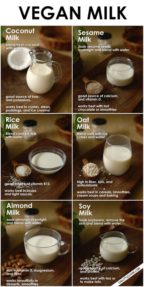 Healthy Plant-Based Milk Recipes Healthy Milk Recipes, Soy Milk Benefits, Milk Smoothie Recipes, Recipes Chili, Pasta Bread, Oat Milk Recipe, Soaked Almonds, Cake Pizza, Milk Benefits