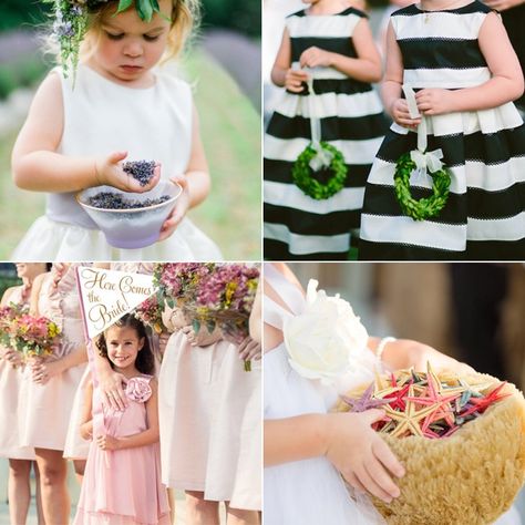 If flower petals aren't your style, here are 25 alternatives to the flower girl petal toss Flower Girl Alternative, Flower Toss, Twirling Dress, Petal Toss, Flower Girl Petals, Traditional Baskets, Wedding Petals, Wedding Flower Girl, Fairy Tale Wedding