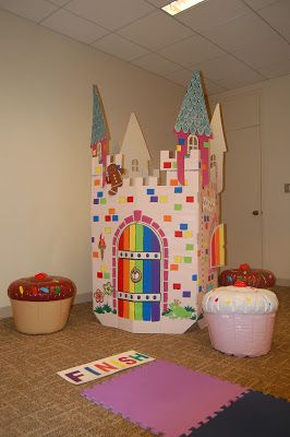 Life-Size Candy Land | The Children's Room Blog. Candy Castle. Candy Land Game Life Size, Candyland Castle Diy Candy Land, Candy Land Castle Diy, Candy Castle Candyland, Life Size Candyland Game, Life Size Candyland, Life Size Candy Land, Candyland Castle, Candyland Party Theme