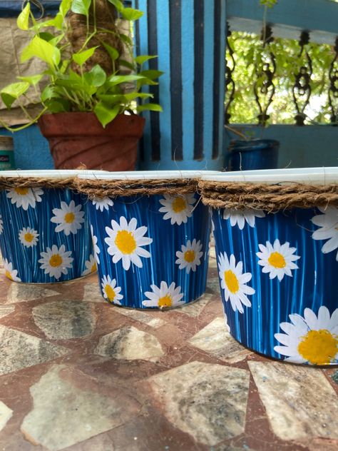 🚨 DIY ALERT 🚨 Reused the ice cream buckets to make these beautiful planters 🌼 See this lockdown as an opportunity and do what you love ❤️ #Bestoutofwaste #flowerpotDIY #DIY #lockdownactivities #Reuse ♻️ Beautiful Planters, Bucket Crafts, Diy Bottles, Recycled Planters, Diy Popsicle Stick Crafts, Bucket Planters, Diy Popsicle, Stick Crafts, Paint Buckets