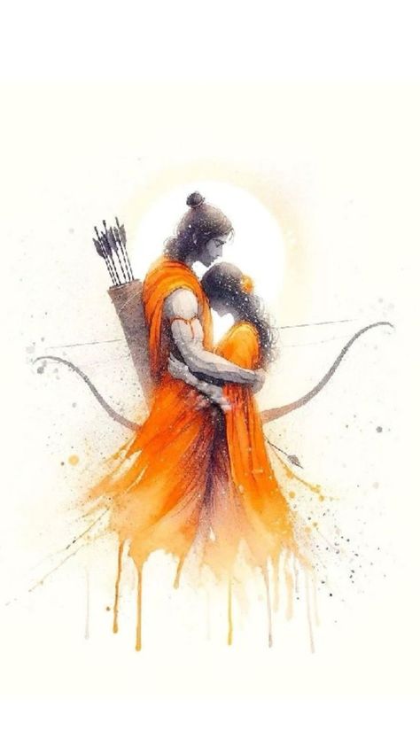 Siya Ram Painting, Ram And Sita, Shri Ram Wallpaper, Ram Sita Photo, The Akatsuki, Jay Shri Ram, Rama Sita, राधा कृष्ण वॉलपेपर, Ram Wallpaper