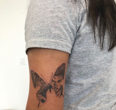 Christian Tattoos Men, Vagabond Tattoo, Berserker Tattoo, Chaos Tattoo, Ancient Tattoo, Small Forearm Tattoos, Tattoo Butterfly, Manga Tattoo, Shape Tattoo