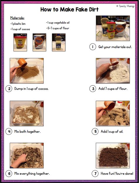 Dirt Projects For Preschool, How To Make Fake Dirt, Dirt Crafts For Toddlers, Fake Dirt For Crafts, Rocks Dirt And Mud Crafts, Dirt Activities For Kids, Fake Dirt Sensory Bin, Bug Crafts For Toddlers, Edible Dirt