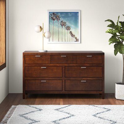 Solid Wood Dresser Bedroom, Moody Bedroom Dresser, Dark Wood Dresser Bedroom, Dark Brown Dresser, Drawers Decor, Dark Wood Dresser, Dresser Brown, Bedroom 2024, Brown Dresser