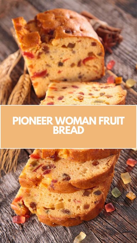 Pioneer Woman’s Fruit Bread is made with ripe banana, sugar, butter, Greek yogurt, orange juice, vanilla, egg, baking soda, salt, flour, peaches, and blueberries for a tasty treat that’s ready in 1 hour and 15 minutes! Pioneer Woman Banana Bread, Pioneer Woman Breakfast, Fruit Bread Recipes, Pioneer Kitchen, Fruit Bread, Yeast Bread, Xmas Cookies, Banana Blueberry, Vanilla Yogurt