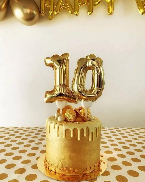 golden birthday cake Boys Golden Birthday Ideas, Golden Birthday Ideas Kids Boy, Golden Birthday Themes, Birthday Cake Recipes, Golden Birthday Cakes, Number Birthday Cakes, Golden Birthday Parties, Elaborate Cakes, 14th Birthday Cakes