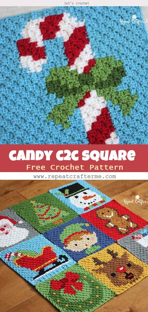 Crochet Christmas Squares Pattern Free, C2c Graphgan Charts Free Christmas, Crochet Christmas Blanket Free Pattern, Pixel Crochet Square, Christmas C2c Crochet Blanket Pattern, Pixel Crochet Christmas, Crochet Christmas Jumper Pattern Free, Pixel Square Crochet Pattern, C2c Christmas Blanket