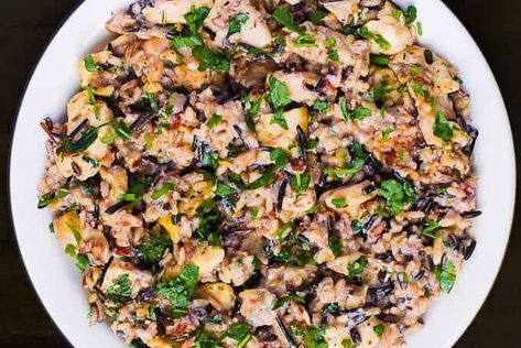 The Pioneer Woman Chicken and Wild Rice Casserole Recipe 4 Wild Rice Skillet, Wild Rice Recipe, Creamy Chicken And Wild Rice, Julia's Album, Chicken Wild Rice Casserole, Creamy Parmesan Chicken, Chicken Wild Rice, Wild Rice Recipes, Wild Rice Casserole