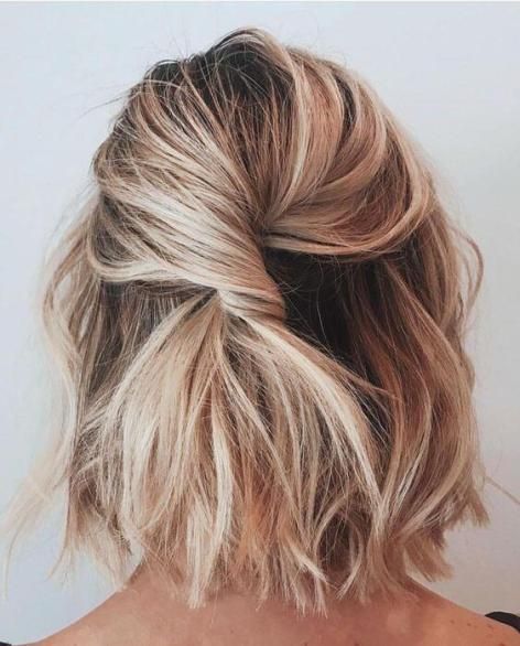 Frizzy Hair? Try These Products, Tools, and Tips! Simple Wedding Hairstyles, Balayage Blonde, Short Wedding Hair, Penteado Cabelo Curto, Cute Hairstyles For Short Hair, Half Up Hair, Good Hair Day, Halloween Make, Fine Hair