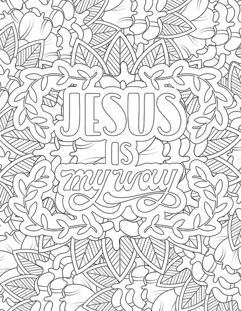 Bible coloring page Bible Verse Coloring Pages For Adults, Christian Colouring Pages, Christian Coloring Pages For Adults, Religious Coloring Pages, Biblical Drawings, Christian Art Painting, Christian Coloring Pages, Verse Coloring Pages, Bible Coloring Sheets