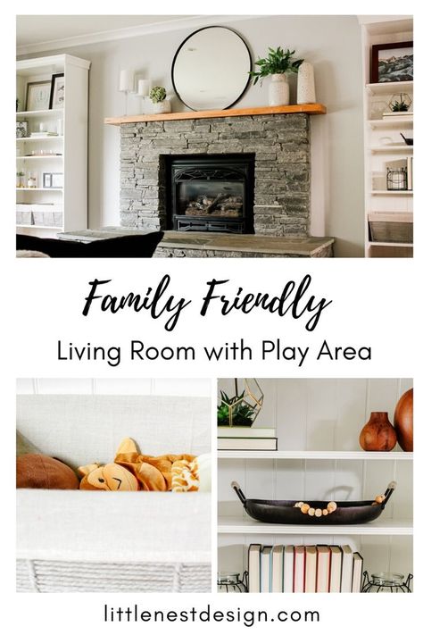 Family Room With Dining Area, Play Area In Family Room, Living Room With Play Area Layout, Set Up Play Area In Living Room, Sitting Room With Play Area, Living Room With Play Area Small, Family Room With Play Area, Baby Area In Living Room, Couch In Playroom