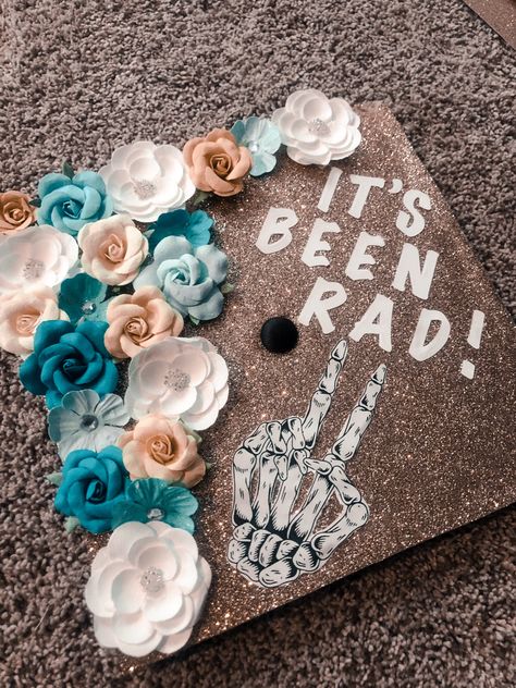 X Ray Theme Party, Radiography Cap Ideas, Graduation Cap Designs Rad Tech, Ota Graduation Cap, Radiology Tech Graduation Pictures, Rad Tech Cap Ideas, X Ray Tech Graduation Pictures, Radiology Graduation Cap Rad Tech, Radiology Party Ideas