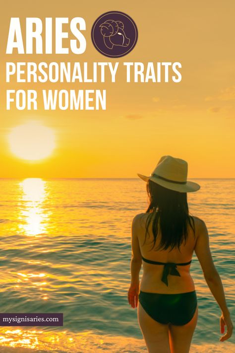 Aries Personality Traits For Females: Common Qualities Of Aries Women, Aries Woman Characteristics #aries #arieswoman #zodiac #astrology Aries Personality Traits Woman, Aries Traits Woman, Aries Woman Personality, Aries Zodiac Facts Women, Facts About Aries, Aries Personality Traits, Aries Female, Aries Characteristics, April Aries