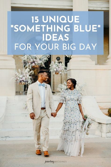 From attire to decor, these subtle yet elegant “something blue” ideas are the perfect way to infuse the color into your wedding day.| Image by Elisa Lopez Photography Bridal Something Blue Ideas, Wedding Something Blue Ideas, Something Blue Wedding Ideas, Something Blue Ideas, Wedding Something Blue, Something Blue Bridal, Light Blue Wedding, Wedding Week, Something Blue Wedding