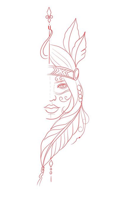 Taino Women Tattoo, Simple Tattoo Stencils, Airbrush Ideas, Tattoo Graffiti, Printable Tattoos, Native Tattoos, Tattoo Outline Drawing, Tattoo Zeichnungen, Drawing Stencils