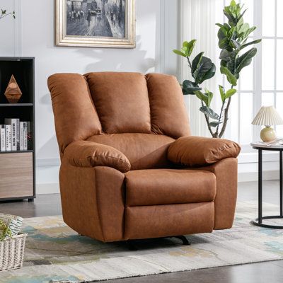 With its sleek modern design, this recliner is the perfect addition to any contemporary home. The clean lines and sophisticated aesthetics effortlessly blend into your existing décor, creating a seamless and stylish look. Ease and control are at your fingertips with the manual operation of this recliner. A convenient pull-out handle allows you to effortlessly adjust your reclining position to your desired angle. Whether you want to lean back and relax or find the perfect position for reading or Lazy Boy Recliner, Moody Living Room, Modern Recliner, Glider Rocker, Nursery Chair, Rocker Recliners, Leather Recliner, Contemporary Home, Living Room Chairs