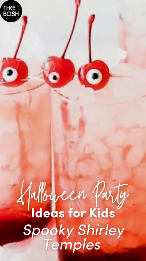 Unlock the mysteries of Halloween party ideas for kids with ideas like Spooky Shirley Temples! 🎃 Find more spooktacular ideas! 🎉 #thebash #firstHalloween #Halloweenthemes #Halloweengames #Halloweenparty #Halloweenpartyideas #Halloween #halloweenforkids #kidshalloween #kidshalloweenparty #halloweenpartyideasforkids #spookyseason #kidsparty #classroomparty #classroomhalloweenparty #teacherhalloweenparty #halloweenideas #diyhalloweenparty #halloweendrinks #halloweensnacks #spookyshirleytemples Unique Halloween Party Ideas, Kids Halloween Party Ideas, Halloween Party Ideas For Kids, Shirley Temples, Classroom Halloween Party, Kids Halloween Party, Party Ideas For Kids, Halloween Party Ideas, Spooktacular Halloween