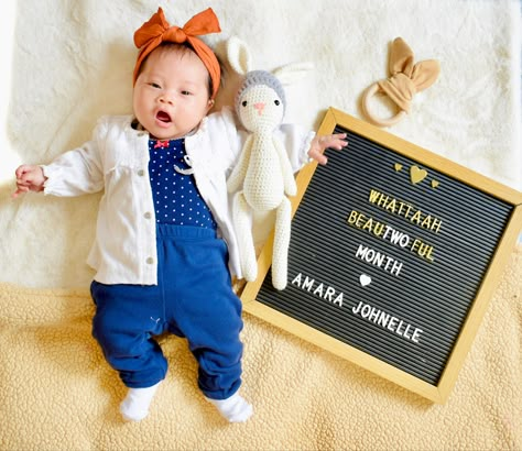 2 Months Old Baby Captions, 2 Months Old Baby Photoshoot, 2 Months Baby Photoshoot, Milestone Ideas, Anniversary Quotes For Boyfriend, Monthly Photoshoot, Baby Captions, 2 Month Old Baby, 2 Month Baby