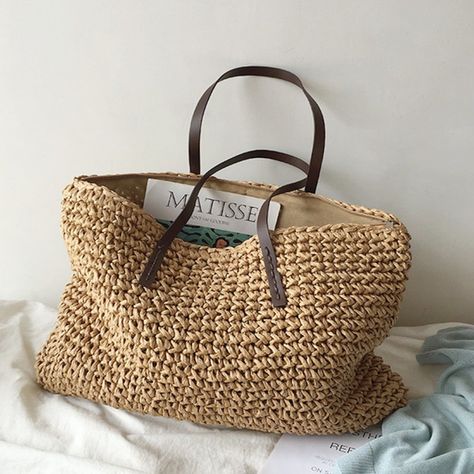 Big Tote Bags, Summer Tote Bags, Summer Tote, Straw Tote Bag, Straw Handbags, Woven Tote Bag, Straw Bags, Raffia Bag, Summer Bag