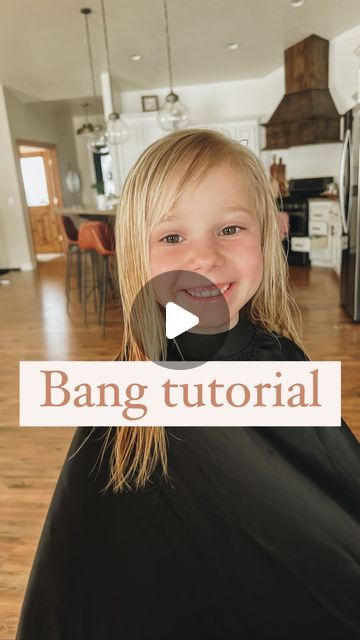 Kid Haircut With Bangs, Kids Fringe Hairstyles, How To Cut Toddler Bangs, Toddler Bangs Hairstyles, Curtain Bangs On Kids, Kids Haircut With Bangs, Toddler Bangs Haircut Girl, Kids Bangs Haircut, Girls Bangs Haircut