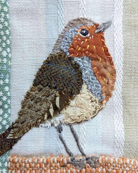 Ann Smith (@persimmonstudioart) • Instagram photos and videos Diy Sewing Gifts, Applique Art, Bird Applique, Textile Art Embroidery, Fabric Postcards, Bird Quilt, Bird Embroidery, High Maintenance, In Disguise