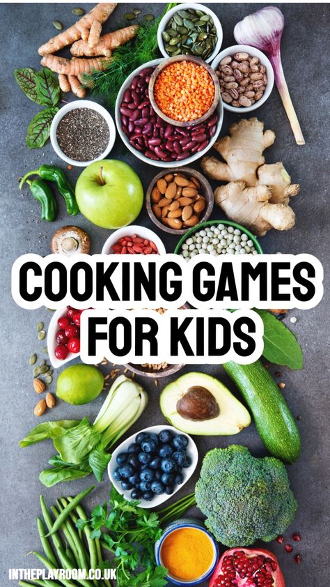 Little Chef Activities For Kids, Nutrition Games For Kids, Food Group Activities For Kids, Healthy Food Activity, Healthy Eating Activities For Kids, Cooking Class For Kids, Food Groups For Kids, Cooking Activities For Kids, Food Games For Kids