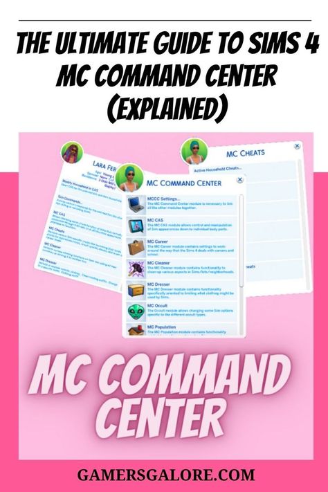 Have you been searching high and low in forums, tutorials, and guides trying to find out how exactly the mysterious Sims 4 MC Command Center works? Look no further – I have created the ultimate guide just for you! We’ll cover everything you have to know about Sims 4 MCCC, including what it is, how it works, why it’s important and its must-known features. Mc Command Center Sims 4, Comand Center, Sims 4 Cheats Codes, Sims 4 Cheats, Sims 4 Traits, Sims 4 Cas Mods, Sims 4 Cc Makeup, Tumblr Sims 4, Sims Games