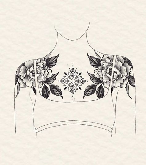 Chest Neck Tattoo, Tattoos Traditional, Mandala Tattoos, Tattoos Sleeve, Tattoos Mandala, Japan Tattoo Design, Pieces Tattoo, Geometric Tattoos, Geometric Sleeve