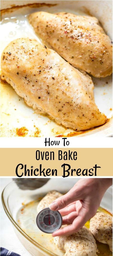 If you need to know how to bake chicken or are just wanting juicy chicken, this method for Oven Baked Chicken Breast is the way to go! This baked chicken recipe is fast, easy and perfect for your meal prep needs. Baking chicken breasts is a life saver when following the Whole30 or Paleo diets. #bakedchicken #mealprep #whole30recipes #paleorecipes Oven Bake Chicken, Best Oven Baked Chicken, Bake Chicken Breast, How To Bake Chicken, Chicken Breast Oven Recipes, Oven Baked Chicken Breast, Baking Chicken, Chicken Breast Oven, Creative Backyard