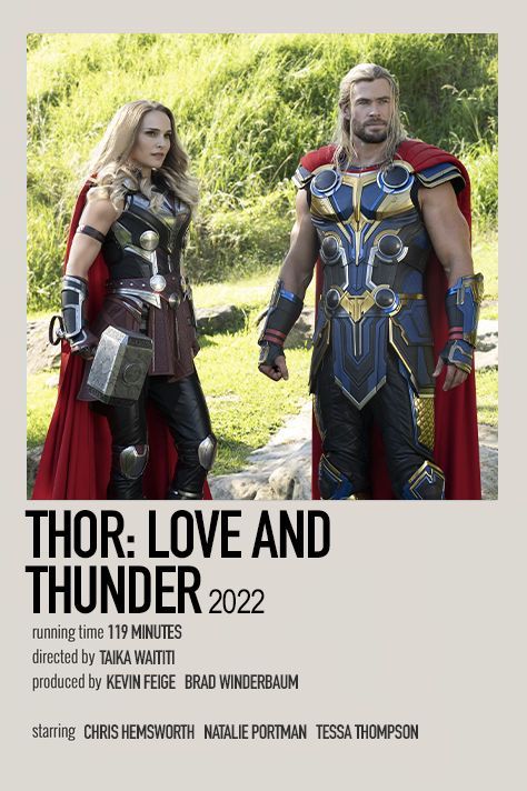 All Marvel Movies, Avengers Movie Posters, Polaroid Movie Poster, Movie Character Posters, Poster Marvel, Marvel Movie Posters, Thor Love And Thunder, Love And Thunder, Movie Card