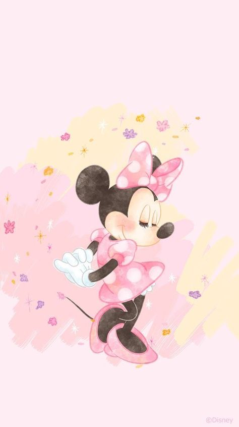 Minnie Mouse Pink Wallpapers, Lo Aesthetic, Minnie Mouse Wallpaper, Minnie Aesthetic, Minnie Mouse Drawing, Minnie Mouse Birthday Party Decorations, Minnie Mouse Images, Mouse Wallpaper, Minnie Mouse 1st Birthday