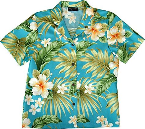 Tropical Outfit, Beach Clothing, Camp Style, Hawaii Usa, Tree Pattern, Coconut Tree, Camp Shirt, Shell Buttons, Coconut Shell