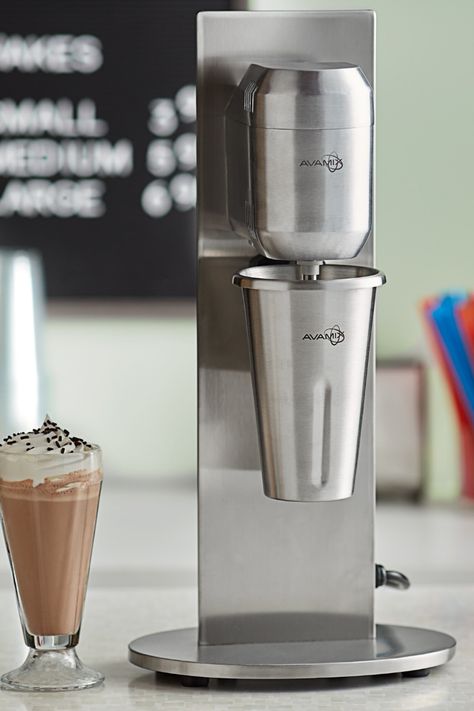 ICYMI: it's summer. Frozen desserts are currently standing the test of time, and milkshake recipes are always going to be on the table. From chocolate malteds at the soda fountain or boozy milkshake cocktails at the local bar, you won't want to miss out on this frozen treat machine. Grab an ice cream machine through our link to start sipping chocolate milkshakes ASAP. Milkshake Cocktails, Restaurant Kit, Sipping Chocolate, Milkshake Machine, Milkshake Flavours, Boozy Milkshake, Expensive Things, Commercial Kitchen Equipment, Drinks Machine